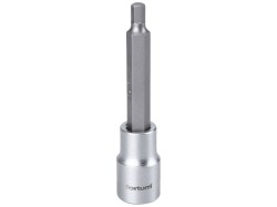 Klíč zástrčný prodloužený imbus, 1/2', HX6, L 100mm, CrV/S2, FORTUM (obrázek pro) Klíč zástrčný prodloužený imbus, 1/2', HX6, L 100mm, CrV/S2, FORTUM