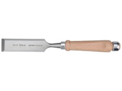 Dláto s kvalitní bukovou rukojetí, 32mm, délka 290mm, CrV, EXTOL PREMIUM (obrázek pro) Dláto s kvalitní bukovou rukojetí, 32mm, délka 290mm, CrV, EXTOL PREMIUM