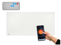 Topný panel IR, 700W s dálkovým ovládáním, Wi-Fi GEKO (obrázek pro) Topný panel IR, 700W s dálkovým ovládáním, Wi-Fi GEKO