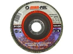 Kotouč brusný lamelový, 125mm, P100 MAR-POL (obrázek pro) Kotouč brusný lamelový, 125mm, P100 MAR-POL