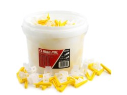 Klíny a klipy na vyrovnání dlažby v kbelíku, sada 400 ks MAR-POL (obrázek pro) Klíny a klipy na vyrovnání dlažby v kbelíku, sada 400 ks MAR-POL