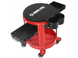 Montážní pojízdné sedátko se zásuvkou a přihrádkou MAR-POL (obrázek pro) Montážní pojízdné sedátko se zásuvkou a přihrádkou MAR-POL