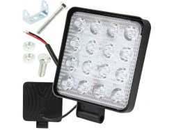 LED prostorové světlo 12/24V, 16xLED, čtvercové MAR-POL (obrázek pro) LED prostorové světlo 12/24V, 16xLED, čtvercové MAR-POL