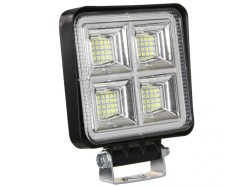 LED prostorové světlo 64x LED, 9 - 36 V, 110 x 110 x 35 mm - MAR-POL (obrázek pro) LED prostorové světlo 64x LED, 9 - 36 V, 110 x 110 x 35 mm - MAR-POL