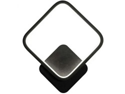 LED svítidlo nástěnné 14W, černé, 20x23cm (obrázek pro) LED svítidlo nástěnné 14W, černé, 20x23cm