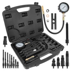 Kompresiometr pro vznětové motory, sada 17ks, tester komprese GEKO (obrázek pro) Kompresiometr pro vznětové motory, sada 17ks, tester komprese GEKO